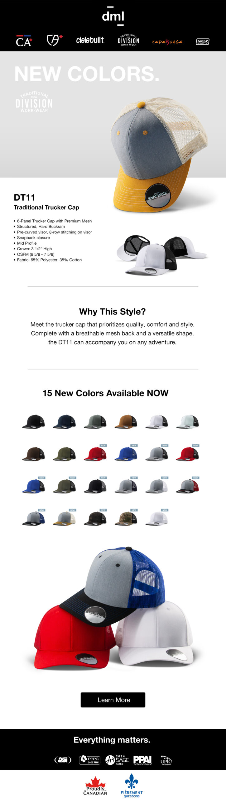 DT11 New Colors Email Campaign